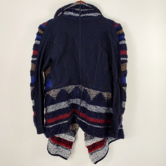 Marc Cain Boucle Blazer Size 4 (N2) Boho Colorful Alpaca Blend - Picture 11 of 11